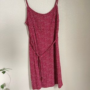 Brandy Melville Red Floral Mini Dress